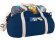 Хлопковая сумка Barrel Duffel, темно-синий/бежевый 