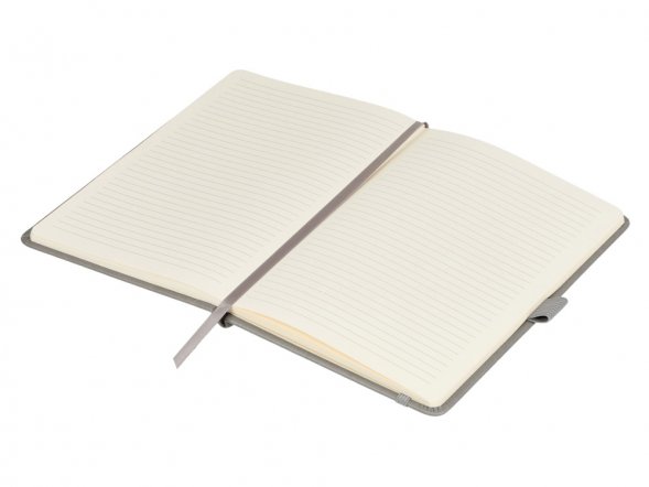 Блокнот Softy 2.0, твердая обложка A5, 80 листов, серый 