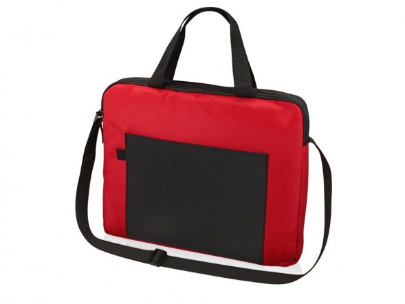 Конференц сумка для документов Congress, красный/черный 