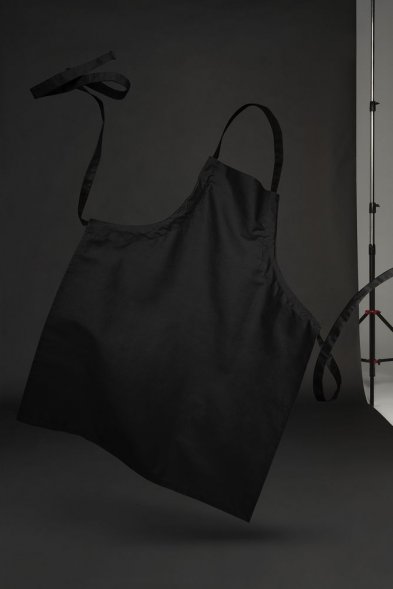 Фартук E1, черный 