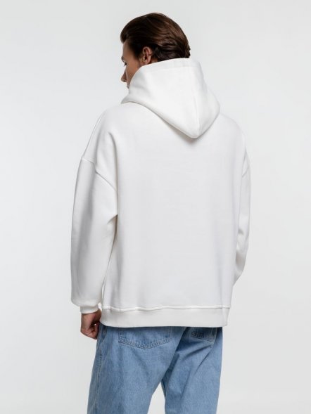 Худи оверсайз Kulonga Comfort Heavy, молочно-белое 