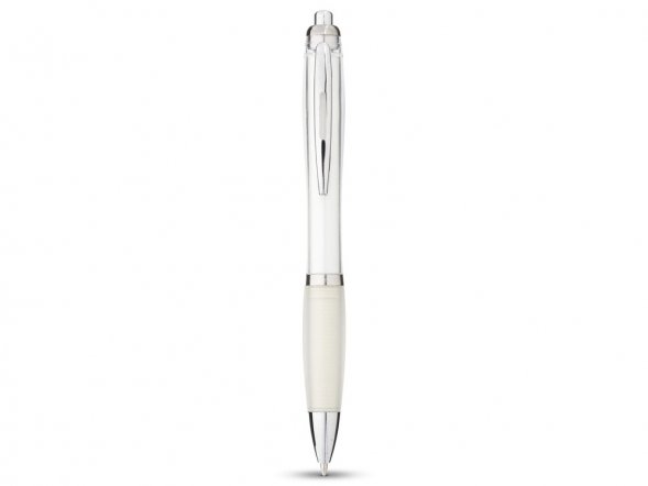 Ручка шариковая Nash, белый, черные чернила 