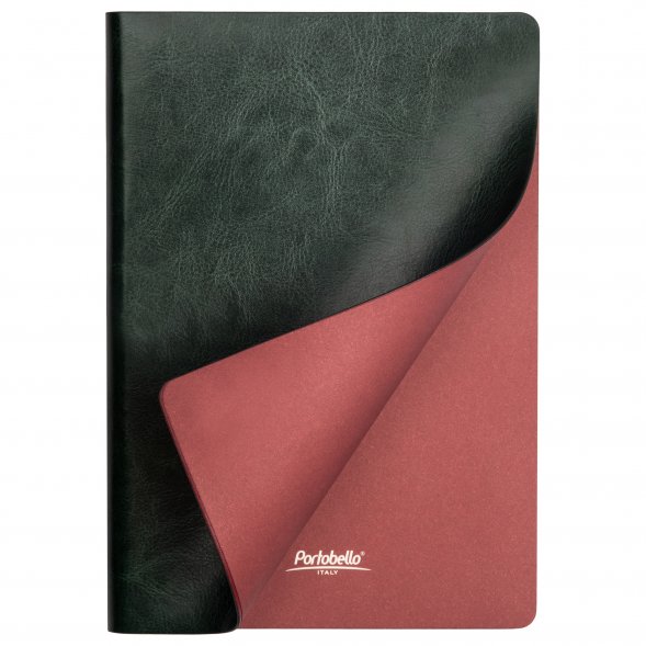 Ежедневник River side недатированный, зеленый/бургунди 