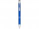 Кнопочная шариковая ручка Moneta из анодированного алюминия, черные чернила, cиний 