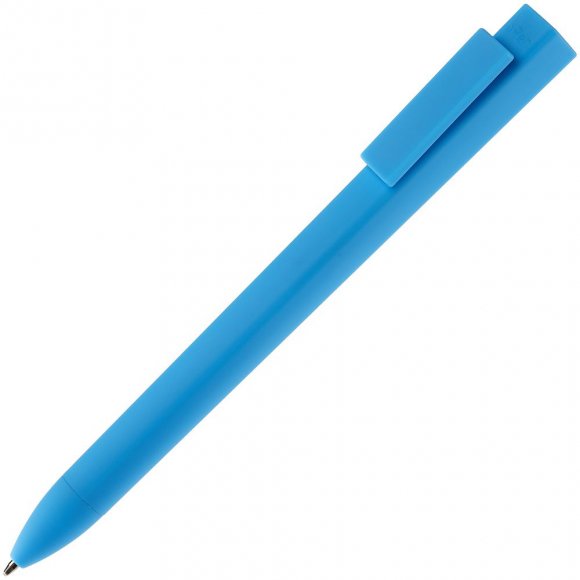 Ручка шариковая Swiper SQ Soft Touch, голубая 