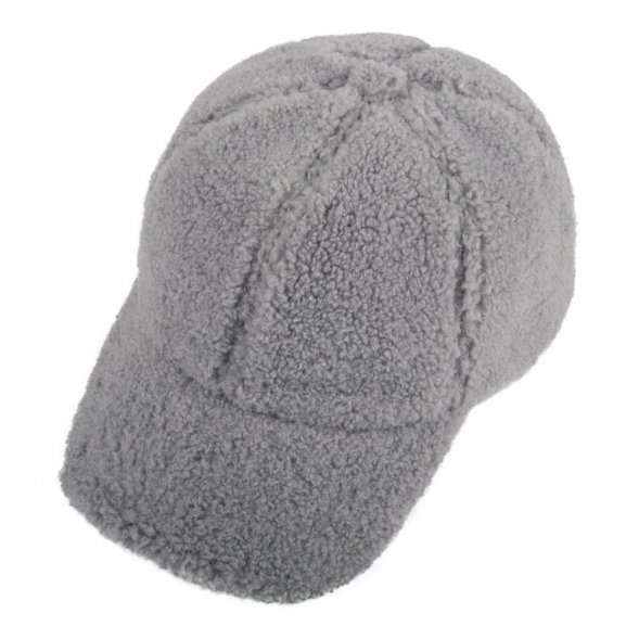 Бейсболка Oblako, утепленная, серая 