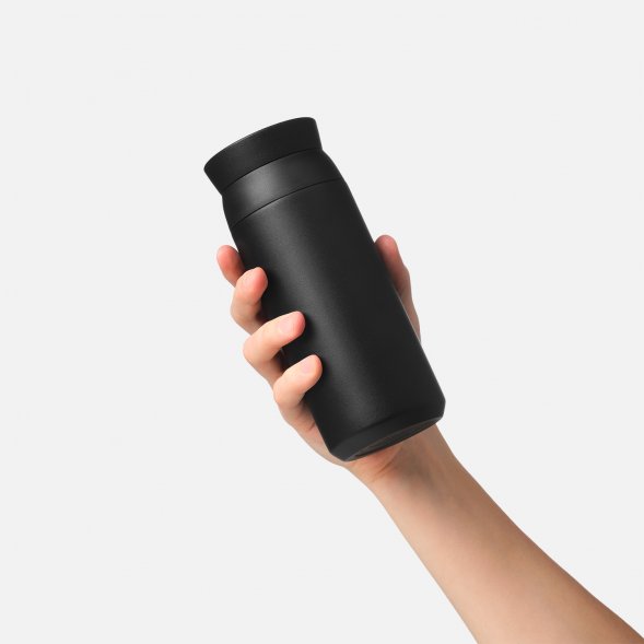 Термобутылка вакуумная герметичная Grace, черная 
