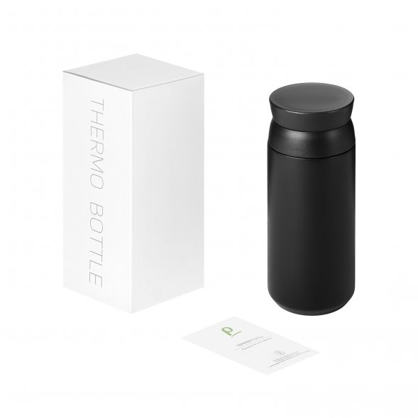 Термобутылка вакуумная герметичная Grace, черная 