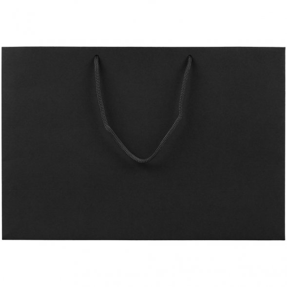 Пакет бумажный Ample Plus M, черный 