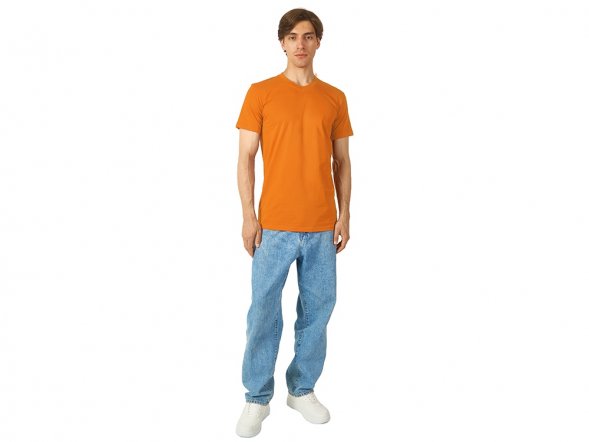 Футболка Heavy Super Club мужская с V-образным вырезом, оранжевый 