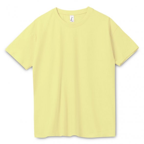 Футболка унисекс Regent 150, светло-желтая 
