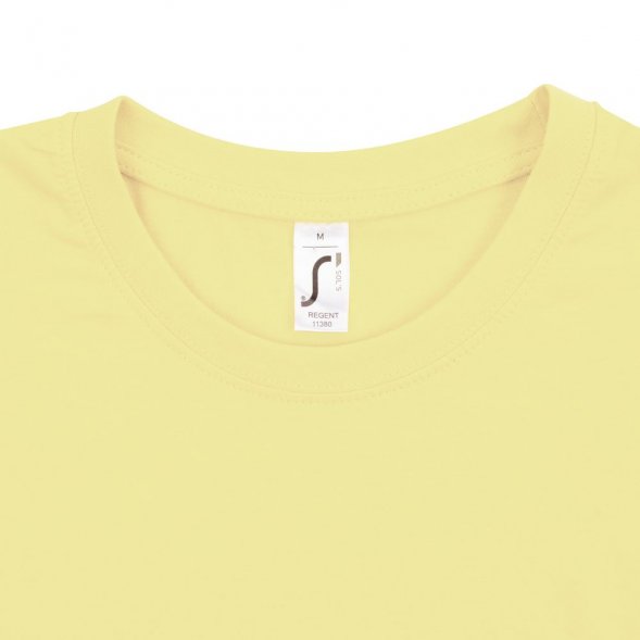 Футболка унисекс Regent 150, светло-желтая 