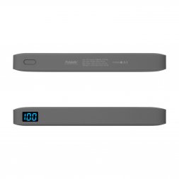 Внешний аккумулятор с подсветкой Ancor PD Plus 10000 mAh, серый