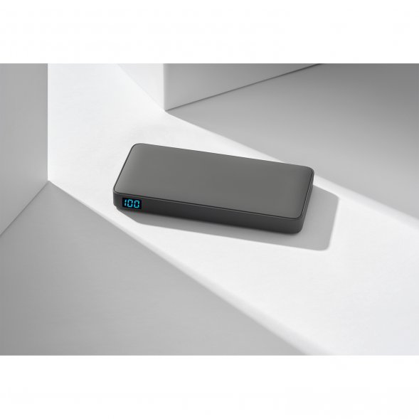 Внешний аккумулятор с подсветкой Ancor PD Plus 10000 mAh, серый 