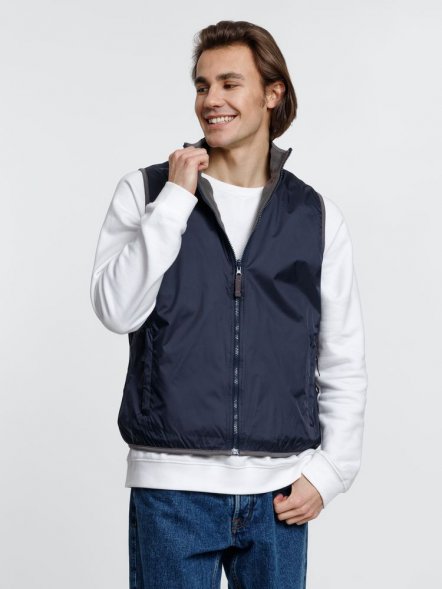 Жилет двусторонний Winner, темно-синий 