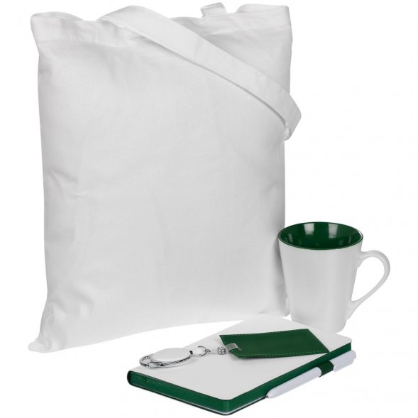 Набор Welcome Pack, зеленый с белым 