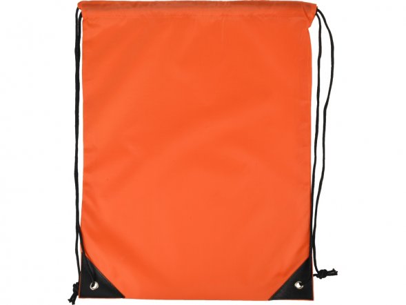 Рюкзак-мешок на шнуровке Reviver из переработанного пластика, оранжевый 