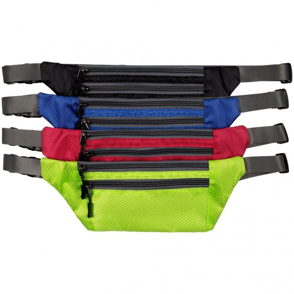 Спортивная поясная сумка Run for Fun, красная 