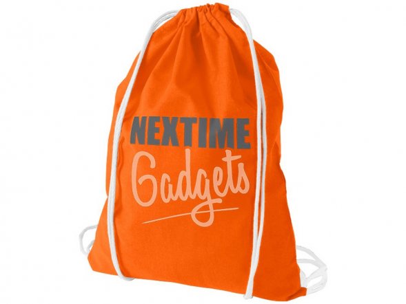 Рюкзак хлопковый Reggy, оранжевый 