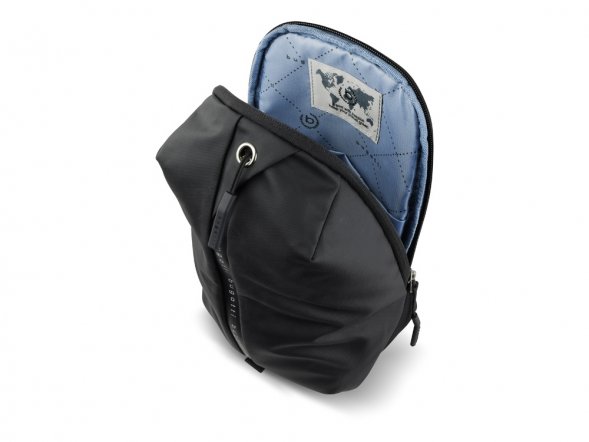 Рюкзак BUGATTI Blanc Delight, чёрный, нейлон RPET600D/тарпаулин/полиэстер, 18х10х31 см, 5 л 