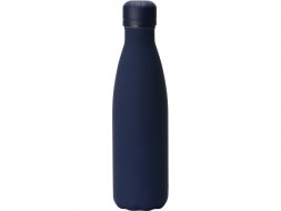 Термобутылка Актив Soft Touch, 500мл, темно-синий