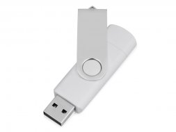 USB/micro USB-флешка 2.0 на 16 Гб Квебек OTG, белый