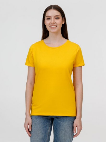 Футболка женская E190 желтая 