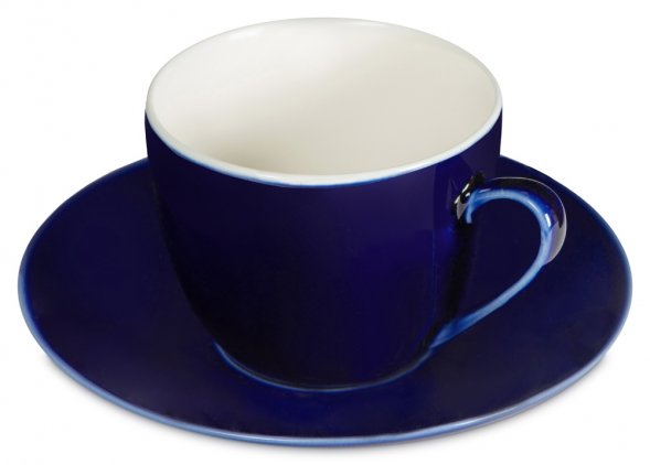 Чайная пара базовой формы Lotos, 250мл, темно-синий 