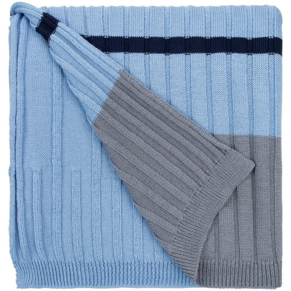 Плед Friolenta, синий с голубым 