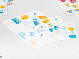 Наклейки ПВХ Sticker Pack на заказ, M