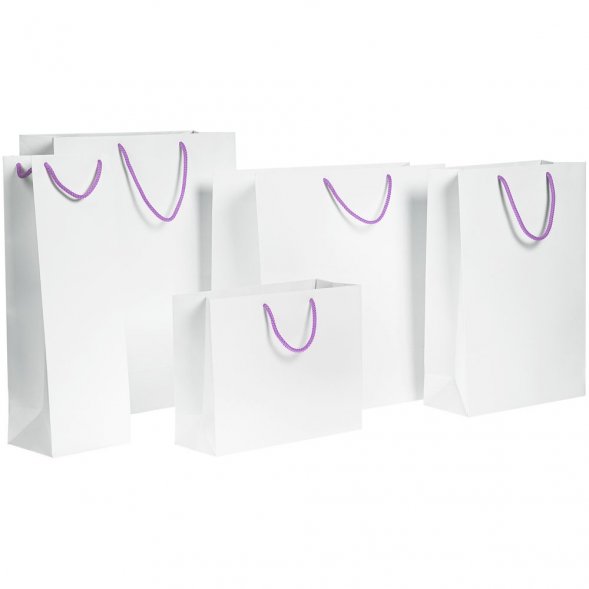 Ручки Corda для пакета M, сиреневые 