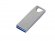 USB 2.0-флешка на 4 Гб с мини чипом, компактный дизайн, стильное отверстие для цепочки 