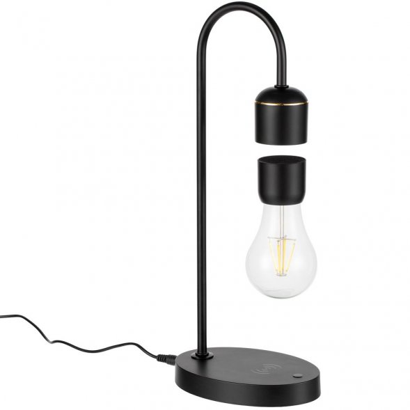 Левитирующая лампа с функцией беспроводной зарядки leviStation 