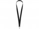 Ланьярд с карабином и замком безопасного разрыва, черный 