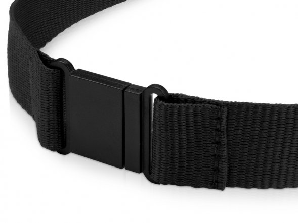 Ланьярд с карабином и замком безопасного разрыва, черный 