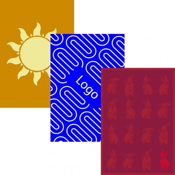 Плед Effect Stereo на заказ, M, акрил 