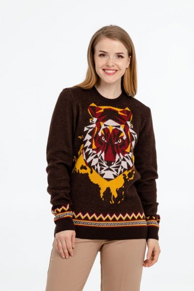 Джемпер Totem Tiger, коричневый 