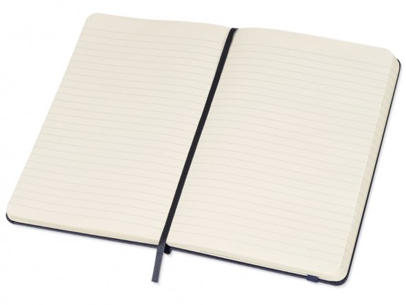 Записная книжка Moleskine Classic (в линейку) в твердой обложке, Medium (11,5x18 см), синий 
