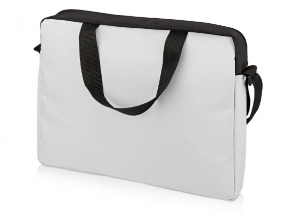 Конференц сумка для документов Congress, белый/черный 
