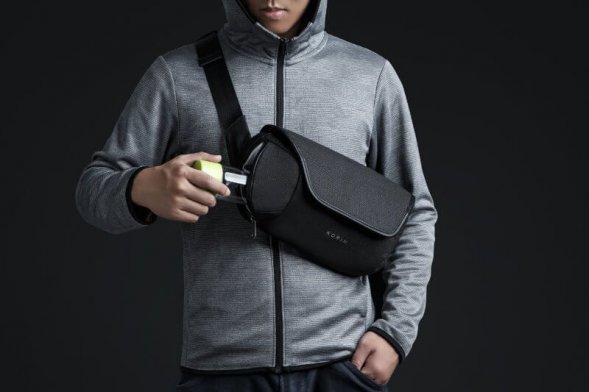 Наплечная сумка ClickSling, черная 