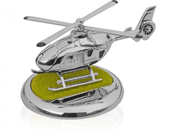 Часы Вертолет, серебристый 