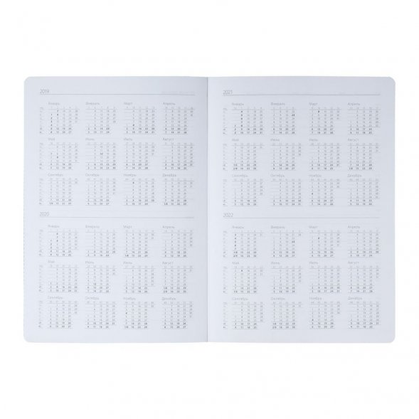 Ежедневник Unity, недатированный, серый 