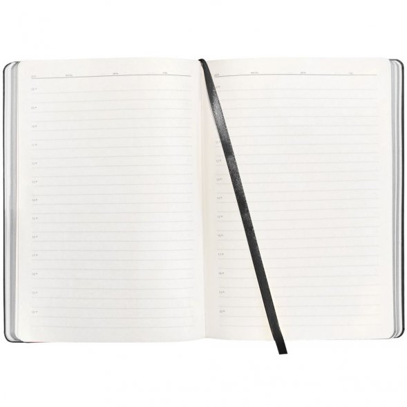 Ежедневник Shall Light, недатированный, черный 