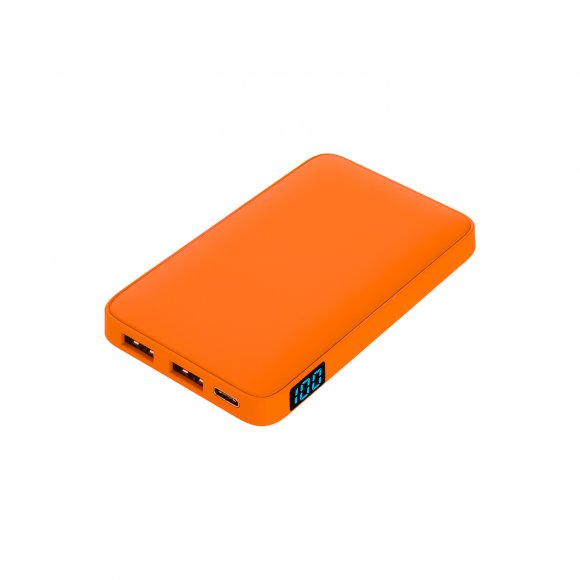 Внешний аккумулятор с подсветкой Ancor 5000 mAh, оранжевый 