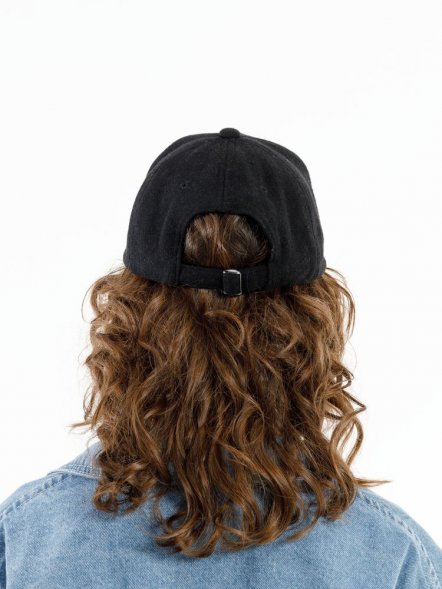 Бейсболка Woolridge, черная 