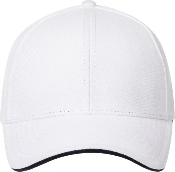 Бейсболка Spiker, белая с темно-синим 