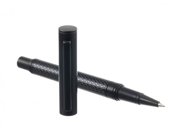 Ручка-роллер Pierre Cardin LOSANGE, цвет - черный. Упаковка B-1 