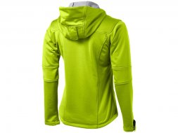 Куртка софтшел Match женская, св.зеленый/серый