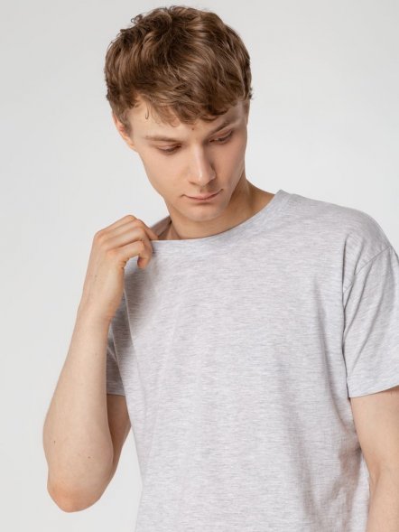 Футболка унисекс Regent 150, светло-серый меланж 