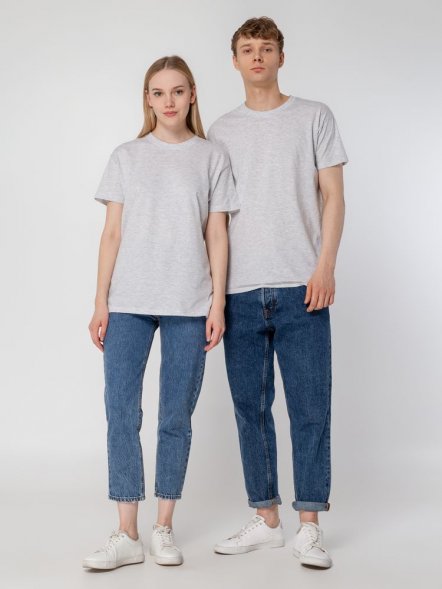 Футболка унисекс Regent 150, светло-серый меланж 